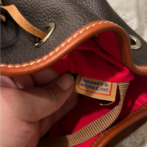 Dooney and Bourke Tasha Drawstring in Brown Tomorro. - Picture 6 of 11